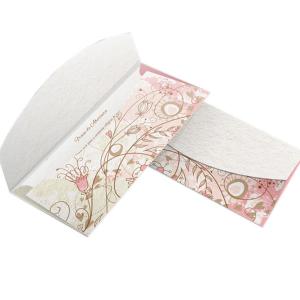 Convite 15 anos ou Casamento Lâmina Reciclato 240g 80x178mm Coloridos  Faca Padrão Envelope Reciclato 240g