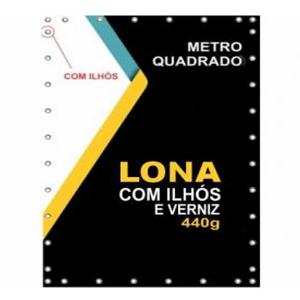 Lona Reforço e Ilhós Lona 440g  4x0 Brilho, Reforço, Ilhós Metalico